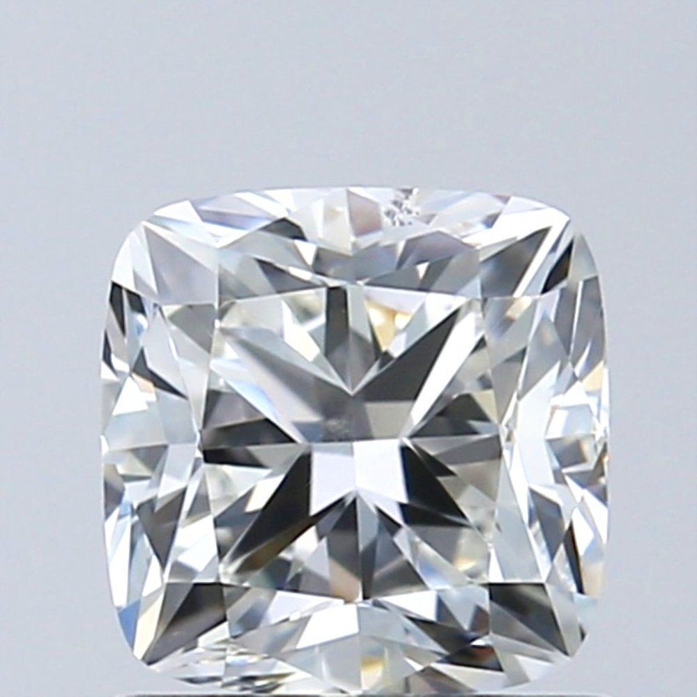GIA Certified Cushion Brilliant 1.00ct J SI1 EX VG Medium Natural Mined Diamond